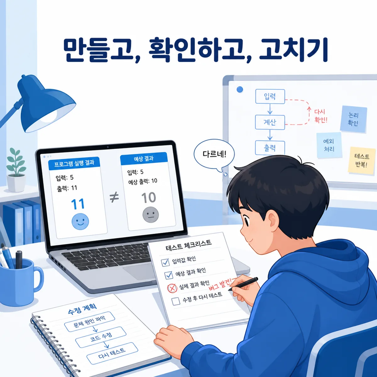 만든 프로그램을 직접 고치기