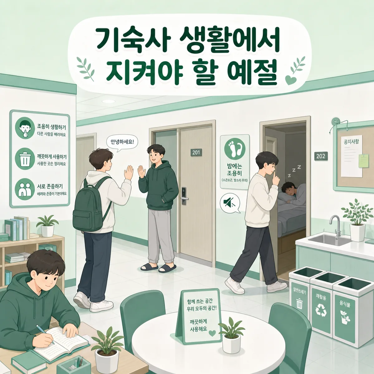 기숙사 예절